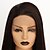 Χαμηλού Κόστους Συνθετικές Περούκες Δαντέλα-Συνθετικές μπροστινές περούκες δαντέλας Ίσιο Kardashian Μέσο μέρος Δαντέλα Μπροστά Περούκα Μακρύ Μαύρο Συνθετικά μαλλιά 22-26 inch Γυναικεία Ανθεκτικό στη Ζέστη Γυναικεία Μεσαίο μέγεθος Μαύρο