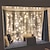 economico Strisce LED-luci di decorazione di nozze di natale 3mx2m 240leds bianco caldo bianco luce multicolore camera da letto casa coperta arredamento esterno tenda luce stringa
