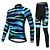 cheap Men&#039;s Clothing Sets-Miloto Women&#039;s Long Sleeve Cycling Jersey with Tights Black / Orange Yellow Blue Bike Clothing Suit Back Pocket Sports Patterned Mountain Bike MTB Road Bike Cycling Clothing Apparel / Stretchy