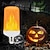 billige Globepærer med LED-led flamme lyspærer 7w e27 flimrende flamme halloween rekvisitter energisparende for festival halloween julepaty ac85-265v