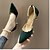 cheap Women&#039;s Heels-Women&#039;s Heels Daily Summer Buckle Stiletto Heel Pointed Toe Suede Black Pink Red