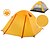 cheap Tents, Canopies &amp; Shelters-Naturehike 4 person Backpacking Tent Outdoor Portable Windproof Well-ventilated Double Layered Poled Dome Camping Tent &gt;3000 mm for Hunting Camping Traveling Silicone Canvas Aluminium 210*210*135 cm