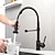 cheap Pullout Spray-Kitchen Sink Mixer Faucet with Pull Out Sprayer, 360 swivel High Arc Single Handle Spring Pull Down Kitchen Taps Deck Mounted, One Hole Brass Kitchen Sink Faucet Water Vessel Taps
