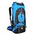 cheap Backpacks &amp; Bags-60 L Hiking Backpack Rucksack Internal Frame Backpack Breathable Straps - Rain Waterproof Lightweight Wear Resistance High Capacity Outdoor Hiking Camping Travel Backpacking Polyester Black Sky Blue