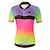 cheap Women&#039;s Cycling Clothing-Miloto Women&#039;s Short Sleeve Cycling Jersey - Luminous Gradient Plus Size Bike Jersey Top Spandex Coolmax® / Stretchy