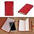 cheap Paper &amp; Notebooks-1pc 108 sheets/216 pages+1 card holder Refillable Vintage Leather Notebook Handmade Travel Journal Writing Diary Gift for Men &amp; Women Red