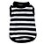 cheap Dog Clothes-Dog Shirt / T-Shirt Vest Puppy Clothes Stripes Casual / Daily Simple Style Dog Clothes Puppy Clothes Dog Outfits Black / White Yellow Costume for Girl and Boy Dog Cotton XS S M L