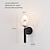 Недорогие Хрустальные настенные бра-Креативные настенные светильники в скандинавском стиле, настенные бра, стеклянные настенные светильники для спальни, ip20, 220-240 В