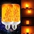 olcso LED-es gömbizzók-led láng izzók 7w e27 villogó láng halloween kellékek energiatakarékos fesztivál halloween karácsonyi paty ac85-265v