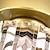 رخيصةأون إضاءات الأسقف-13 سم قلادة فانوس تصميم فلوش ماونت الأنوار زجاج هندسي مستوحى من الطبيعة الحديثة 220-240 فولت
