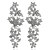 ieftine Cercei-Pentru femei Cercei Picătură Cercei atârnați Decupată Forma florii Modă Placat Auriu cercei Bijuterii Argintiu / Auriu Pentru Petrecere Zilnic 1 pereche