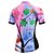 cheap Women&#039;s Cycling Clothing-21Grams Women&#039;s Short Sleeve Cycling Jersey Summer Elastane Polyester Pink Floral Botanical Bike Jersey Top Mountain Bike MTB Road Bike Cycling Quick Dry Moisture Wicking Breathable Sports Clothing