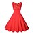 cheap Historical &amp; Vintage Costumes-Elegant Vacation Dress Dress Prom Dress Women&#039;s Spandex Costume Black / Red / Burgundy Vintage Cosplay 3/4-Length Sleeve Knee Length