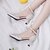 cheap Women&#039;s Heels-Women&#039;s Heels Dress Shoes Kitten Heel Pointed Toe Rhinestone / Imitation Pearl / Sequin PU Sweet / Minimalism Summer / Spring &amp; Summer Pink / Black / Beige / Party &amp; Evening / Striped / 2-3