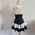 billige Anime-kostymer-Inspirert av Endenes seraf Krul Tepes Anime  &quot;Cosplay-kostymer&quot; Japansk Cosplay-drakter Kjoler Cosplay Topper / Underdeler Helfarge Sydd Blonde Kjole Ermer Korsetter Til Dame