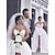 זול שמלות כלה-שמלות חתונה גזרת A לב (סוויטהארט) סטרפלס עד הריצפה סאטן שמלות כלה עם אפליקציות 2024