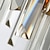 abordables Luces de techo-Diseño de linterna colgante de 13 cm luces de montaje empotrado vidrio geométrico inspirado en la naturaleza moderno 220-240v