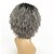 Χαμηλού Κόστους Συνθετικές Trendy Περούκες-Συνθετικές Περούκες Afro Kinky Με αφέλειες Περούκα Κοντό Μεσαίου Μήκους Γκρι Συνθετικά μαλλιά 15 inch Γυναικεία Γυναικεία Περούκα αφροαμερικανικό στυλ Για μαύρες γυναίκες Γκρι