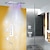 economico Soffione a soffitto luxury-rubinetto doccia da bagno set / 50x36 cm soffione doccia a led / doccetta inclusa / rubinetto miscelatore vasca caldo / freddo / ottone / contemporaneo