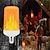abordables Ampoules Globe LED-Ampoules à flamme led 7w e27 flamme scintillante accessoires d&#039;halloween économie d&#039;énergie pour festival halloween noël paty ac85-265v
