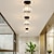 abordables Luces de techo-Luz de techo de 17 cm luz de pasillo led luces de montaje empotrado vidrio geométrico artístico moderno 220-240v