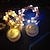 baratos Mangueiras de LED-1m Cordões de Luzes 10 LEDs 1conjunto Branco Quente Branco Frio Decoração do casamento de Natal 5 V