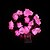 billige LED-stringlys-BRELONG 20LED Valentine‘s Day Decorative Rose String Light 1 pc
