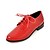 זול נעלי אוקספורד לנשים-בגדי ריקוד נשים נעלי אוקספורד Retro חסום את העקב בוהן עגולה PU וינטאג&#039; / בריטי קיץ &amp; אביב שחור / לבן / אדום / יומי
