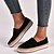 cheap Women&#039;s Flats-Women&#039;s Flats Flat Heel Round Toe PU Spring &amp;  Fall Black / Leopard / Pink