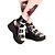 billiga Lolita-skor-Dam Skor Sandaler Punk Kilklack Skor Enfärgad 7 cm Svart PU läder Halloween kostymer