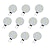 billiga LED-bi-pinlampor-10st 2 W LED bi-pin lampor 300 lm G4 T 9 LED pärlor SMD 5730 varmvit vit 12 V