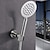abordables Brazos de ducha-Soporte de ducha de mano giratorio de 360 ° resistente al agua de acero inoxidable montado en la pared, asiento de boquilla de bidé, accesorios de baño