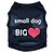 cheap Dog Clothes-Dog Vest Puppy Clothes Heart Quotes &amp; Sayings Sweet Style Simple Style Dog Clothes Puppy Clothes Dog Outfits Black Fuchsia Blue Costume for Girl and Boy Dog Polyester XS S M L