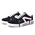 voordelige Damessneakers-Unisex Sneakers Creepers Ronde Teen Informeel Dagelijks Canvas Wandelen Zomer zwart / wit / Regenboog
