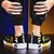halpa Miesten lenkkarit-Men&#039;s Comfort Shoes Summer Daily Sneakers Canvas Breathable White / Black