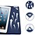 cheap iPad case-Phone Case For Apple Full Body Case iPad Air iPad (2018) iPad Air 2 iPad (2017) iPad Pro 9.7&#039;&#039; Shockproof with Keyboard Auto Sleep / Wake Up Solid Colored Hard PU Leather