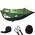 billige picnic og camping tilbehør-Udendørs Bærbar Ultra Lys (Ul) Åndbart med karabiner og træstropper til 2 personer Vandring Strand Camping Sort Blå Mørkegrøn 250*120 cm Pop-up-design To måder at bruge