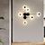رخيصةأون إضاءات ملتصقة بالحائط-مصابيح حائط إبداعية حديثة على الطراز الاسكندنافي لغرفة المعيشة وغرفة النوم مصباح جداري من الحديد IP54 220-240 فولت 5 واط