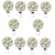 abordables Ampoules LED double broche-10pcs 1 w led bi-pin lights 120 lm g4 6 led perles smd 5050 blanc chaud jaune
