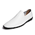 cheap Men&#039;s Slip-ons &amp; Loafers-Men&#039;s Leather Shoes Cowhide Summer / Spring &amp; Summer Casual / British Loafers &amp; Slip-Ons Walking Shoes Breathable Booties / Ankle Boots White / Brown / Black / Office &amp; Career / Moccasin