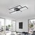 cheap Ceiling Lights-78 cm Ceiling Lights Flush Mount Lights Metal Linear Painted Finishes Contemporary LED 220-240V