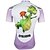 cheap Women&#039;s Cycling Clothing-ILPALADINO Men&#039;s Short Sleeve Cycling Jersey Summer Polyester Purple Red Blue Dinosaur Bike Jersey Top Mountain Bike MTB Road Bike Cycling Ultraviolet Resistant Quick Dry Breathable Sports Clothing