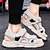 cheap Men&#039;s Sandals-Men&#039;s Comfort Shoes Summer Sporty / Casual Daily Office &amp; Career Sandals Walking Shoes Mesh Breathable Wear Proof White / Black / Beige