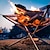 hesapli Kamp Yemek Gereçleri-Kamp ateş çukuru Tek Taşınabilir Çok-fonksiyonlu Dayanıklı Oxford 304 Paslanmaz Çelik için 3-4 kişi Dış mekan Kamp &amp; Yürüyüş Seyahat Piknik Beyaz