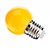 billige Globepærer med LED-3 stk 0.5 W LED-globepærer 15 lm E26 / E27 G45 8 LED perler Dekorativ Gul 180-240 V / CE
