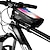 abordables Bolsas para cuadro de bici-WILD MAN Bolso del teléfono celular Bolsa para Cuadro de Bici 6.2 pulgada A Prueba de Lluvia Ciclismo para iPhone 8 Plus / 7 Plus / 6S Plus / 6 Plus iPhone X Negro Negro-Rojo Bicicleta de Pista