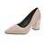 cheap Women&#039;s Heels-Women&#039;s Heels Chunky Heel Pointed Toe Faux Fur Business / Casual Spring &amp; Summer / Fall &amp; Winter Almond / Pink / Black / Daily