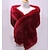 cheap Faux Fur Wraps-Sleeveless Shawls Wihte Faux Fur / Acrylic Wedding / Party / Evening Women‘s Wrap With Solid