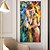 cheap Nude Art-Oil Painting Hand Painted Vertical People Abstract Portrait Modern European Style With Stretched Frame / Stretched Canvas