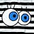preiswerte Hundekleidung-Katze Hund T-shirt Welpenkleidung Horizontale Streifen Auge Zeichentrick Modisch Hundekleidung Welpenkleidung Hunde-Outfits Atmungsaktiv Schwarz Purpur Blau Kostüm Jungen Mädchen für Mädchen und